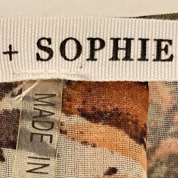 PINK + SOPHIE PINK/MAUVE FLORAL MAXI WRAP DRESS - Picture 9 of 9